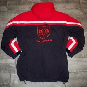 Vtg Dodge Kasey Kahne Racing Parka Bomber Jacket L